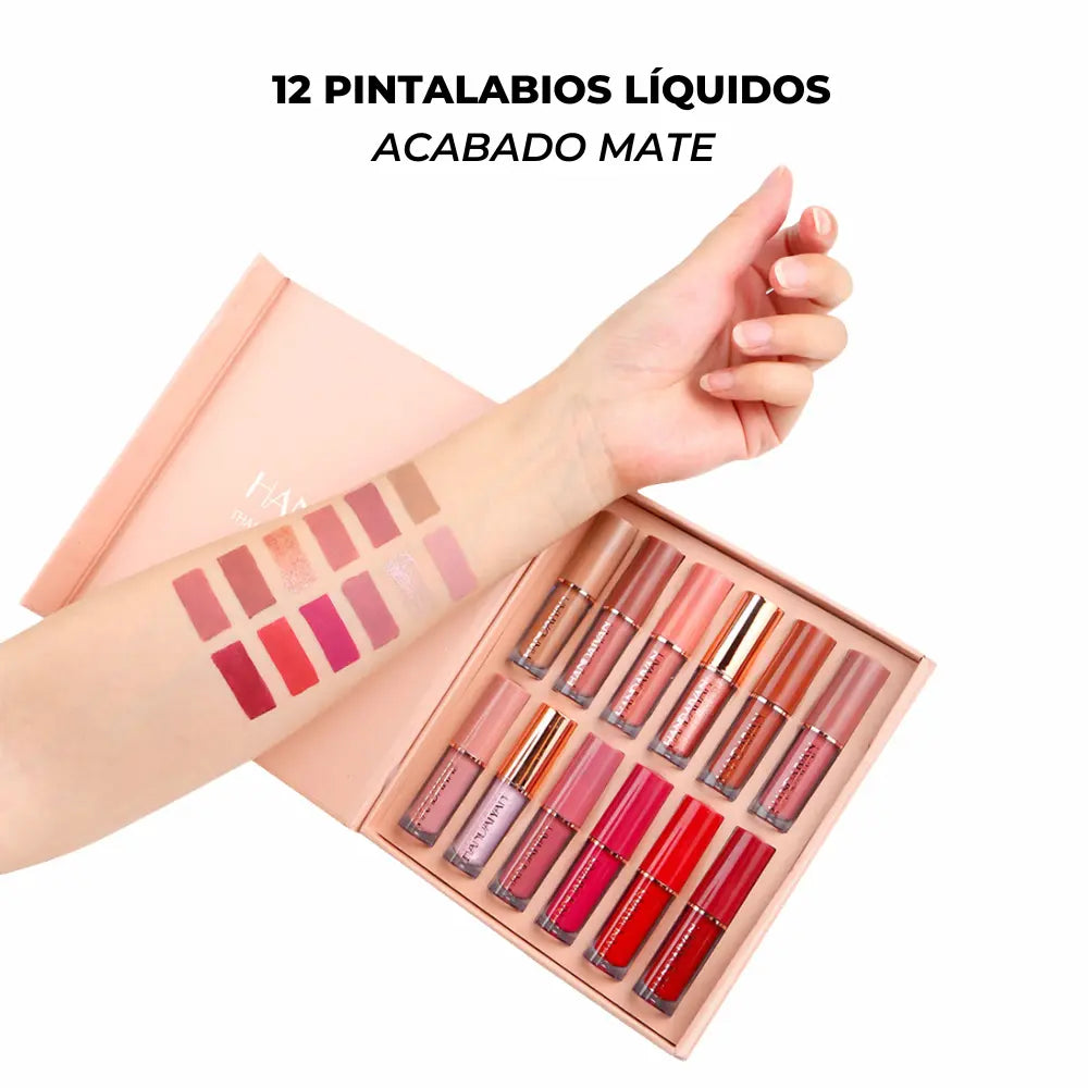 Set de 6 o 12 Labiales de Larga Duración - Belleza Sin Límites