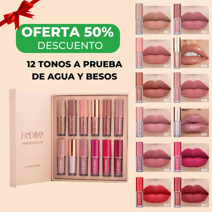 Set de 6 o 12 Labiales de Larga Duración - Belleza Sin Límites