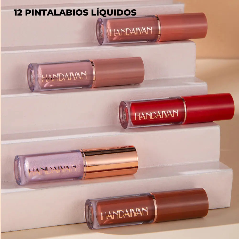 Set de 6 o 12 Labiales de Larga Duración - Belleza Sin Límites