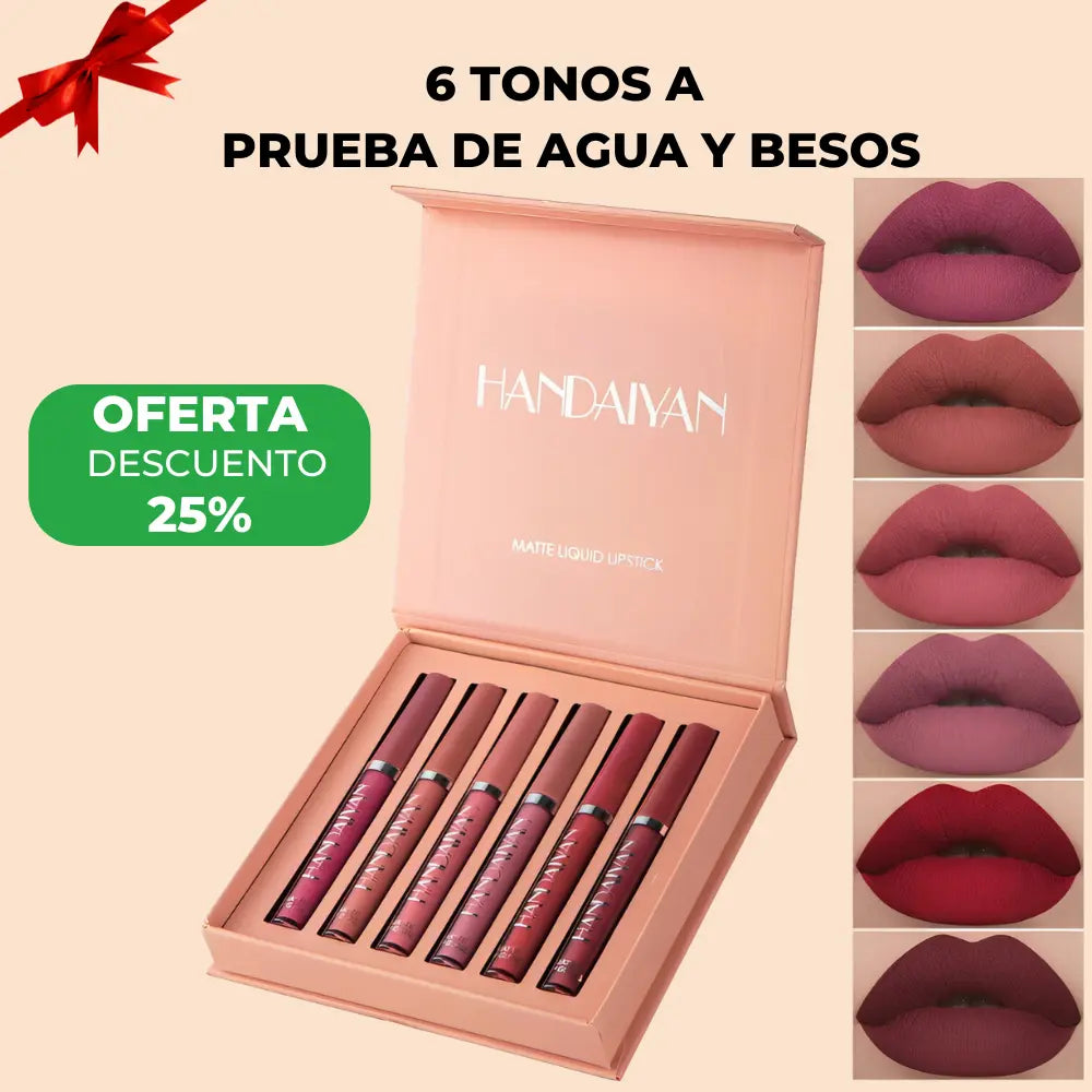 Set de 6 o 12 Labiales de Larga Duración - Belleza Sin Límites